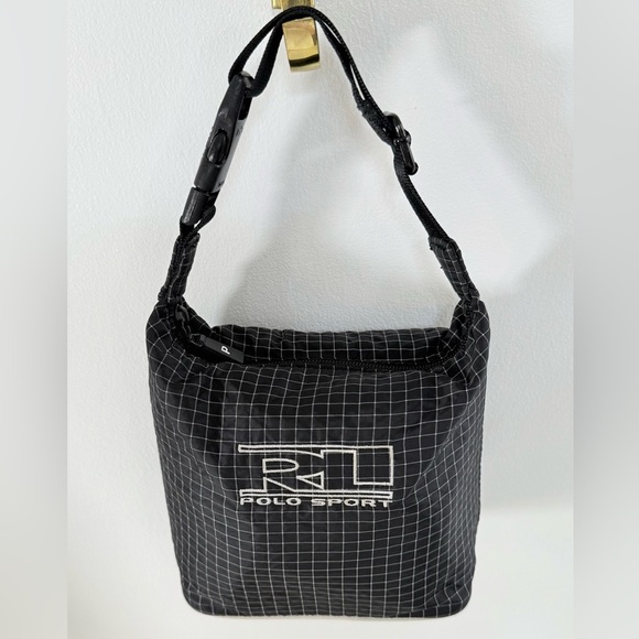 Rare Vintage Polo by Ralph Lauren Checkered Mini Bag - Picture 1 of 6